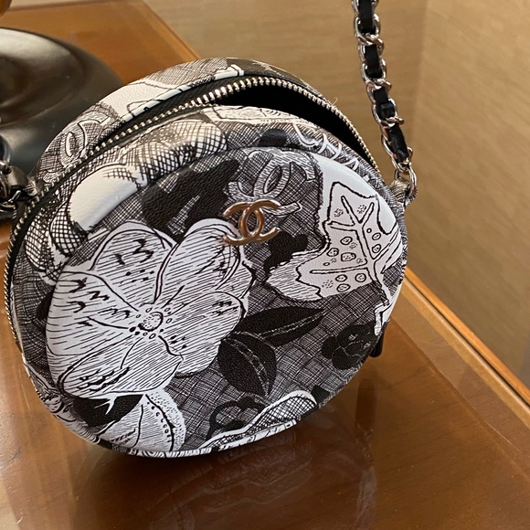 CHANEL Handbags - CHANEL Limited Edition Floral Round Crossbody